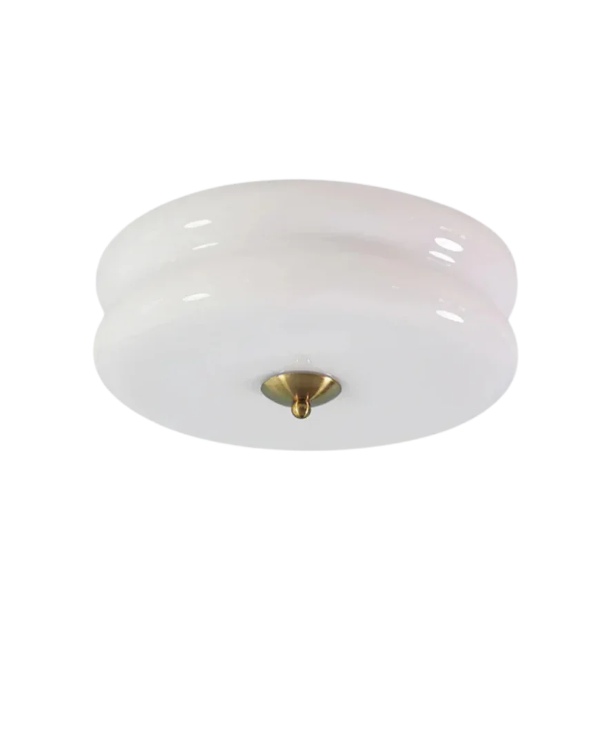 Vintage glazen plafondlamp