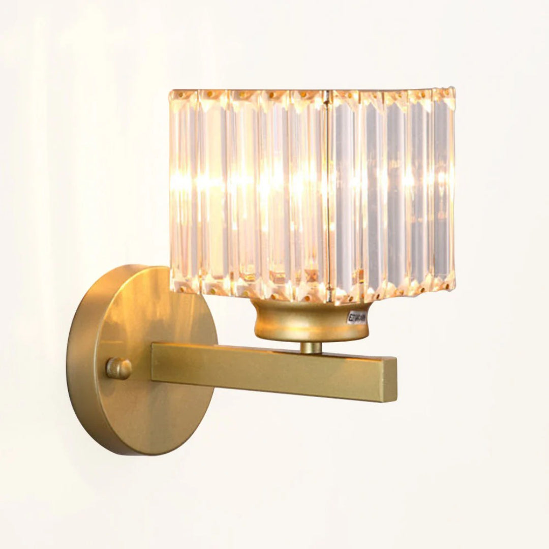 Industriële Glazen Wandlamp