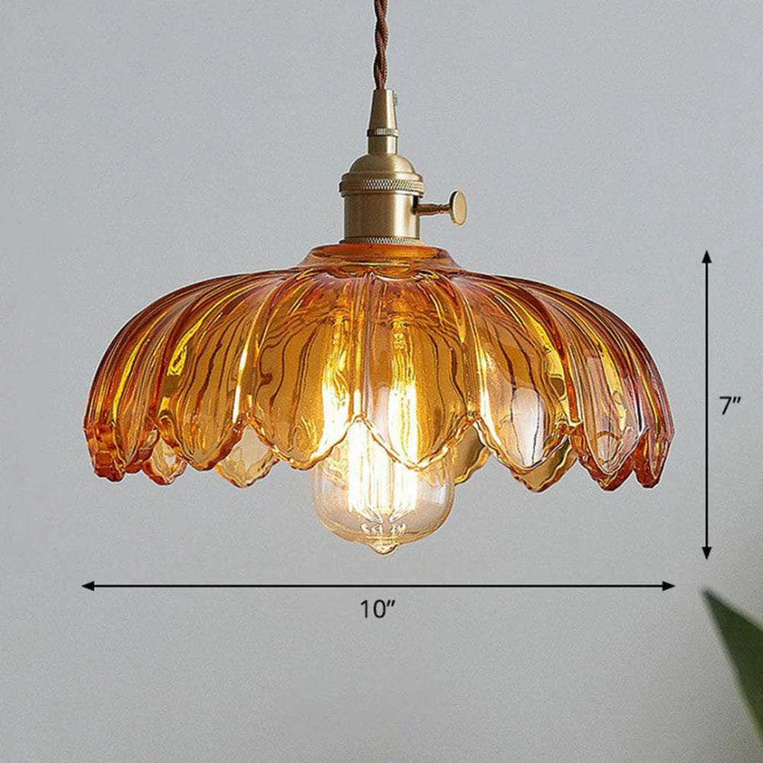 Retro Bloem Hanglamp