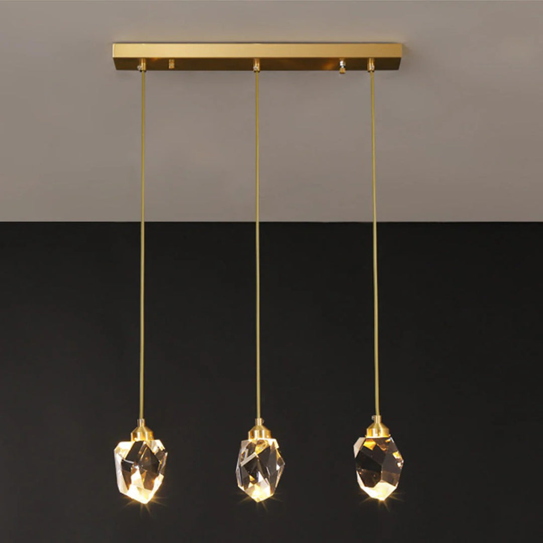 Kristallen Messing Hanglamp
