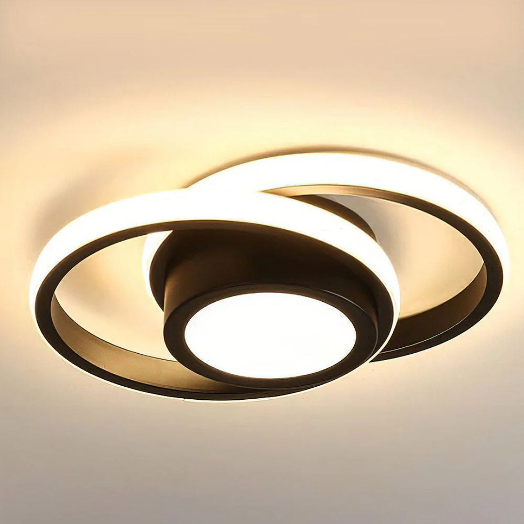 Hedendaagse Dubbele Ring Plafondlamp