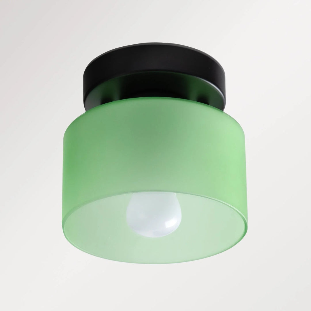 Vintage Stoffen Plafondlamp