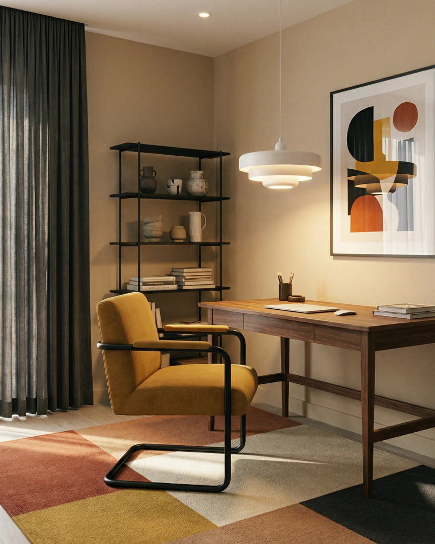 Retro metalen hanglamp