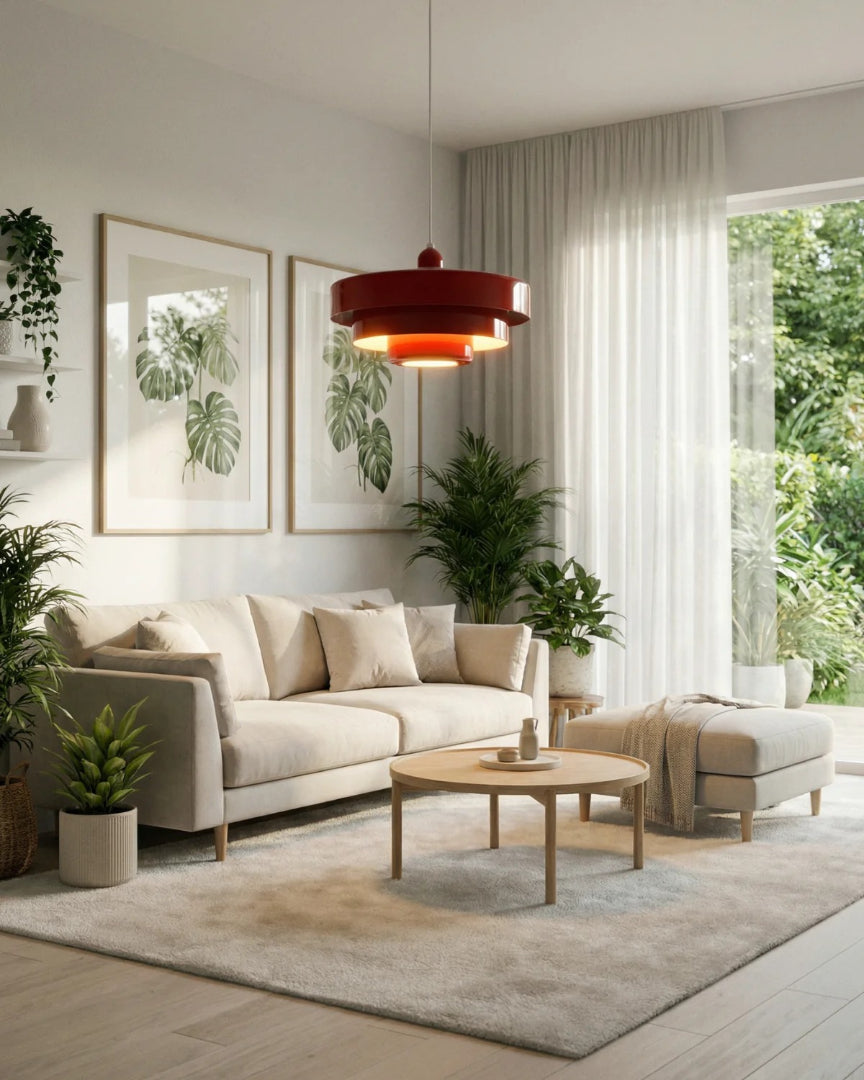 Retro metalen hanglamp