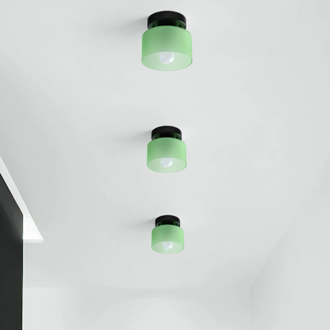 Vintage Stoffen Plafondlamp