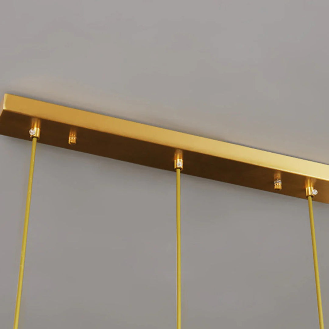 Kristallen Messing Hanglamp