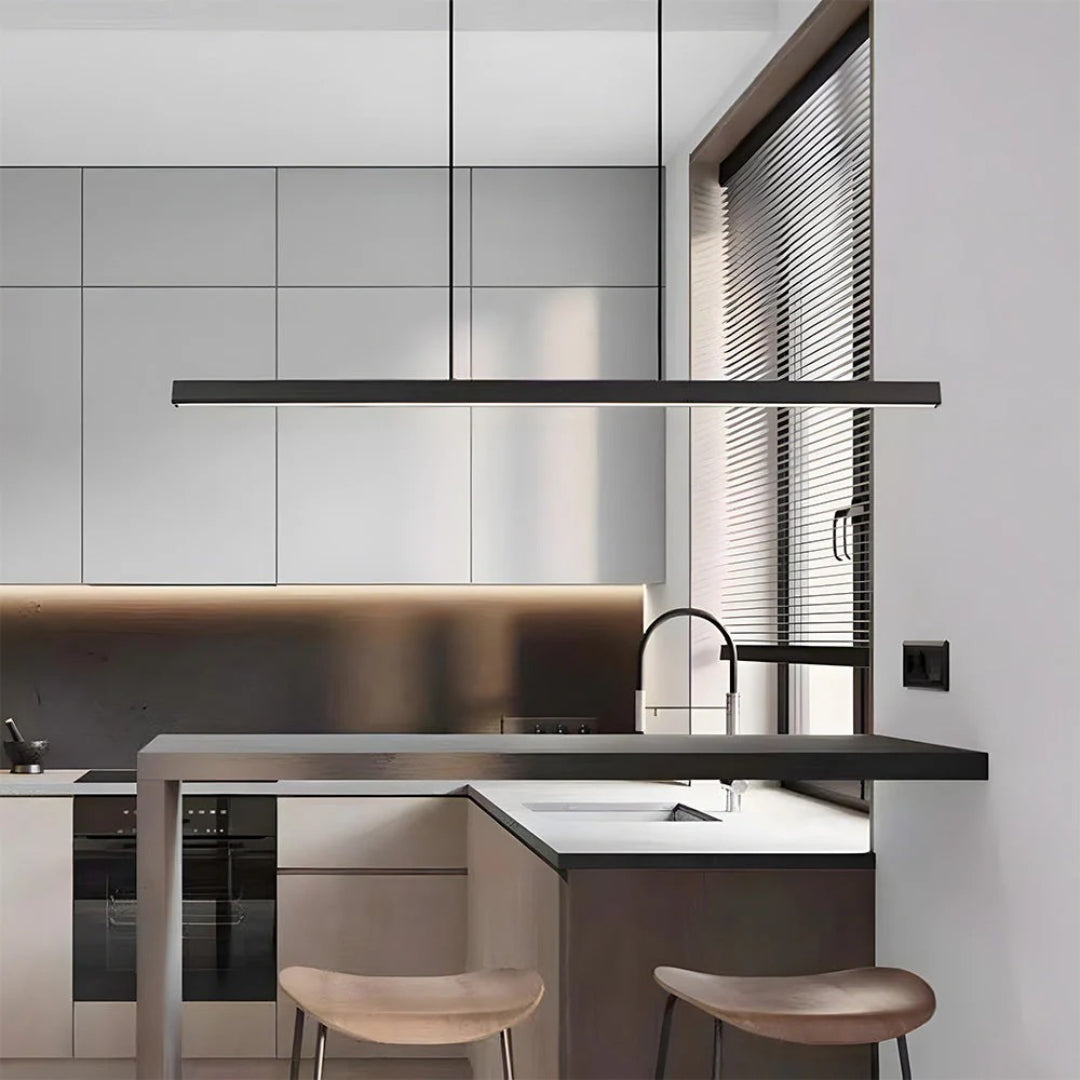 Lineaire LED metalen hanglamp