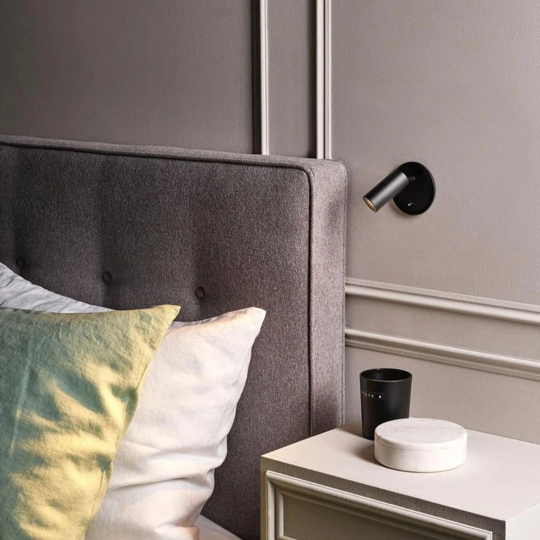 Verstelbare metalen leeslamp