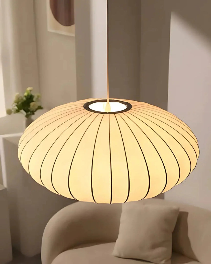 Japandi papieren hanglamp