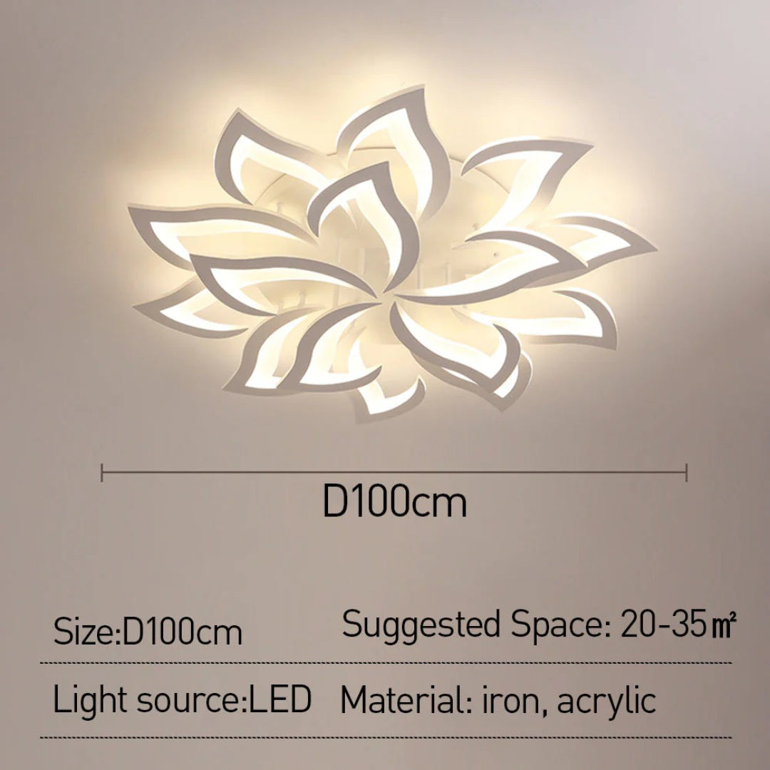 LED bloemen plafondlamp