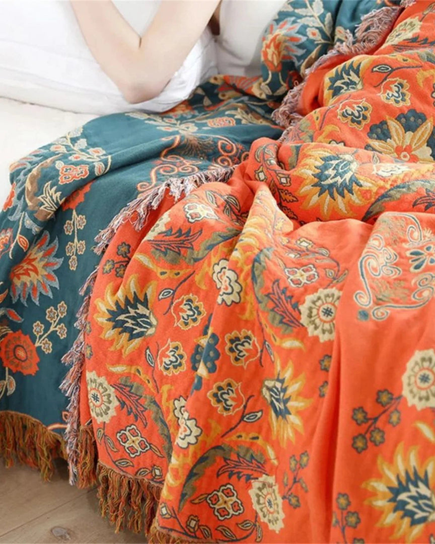 Bohemian katoenen plaid