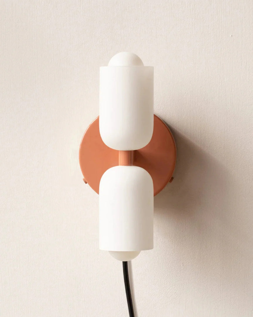 Moderne dubbele wandlamp