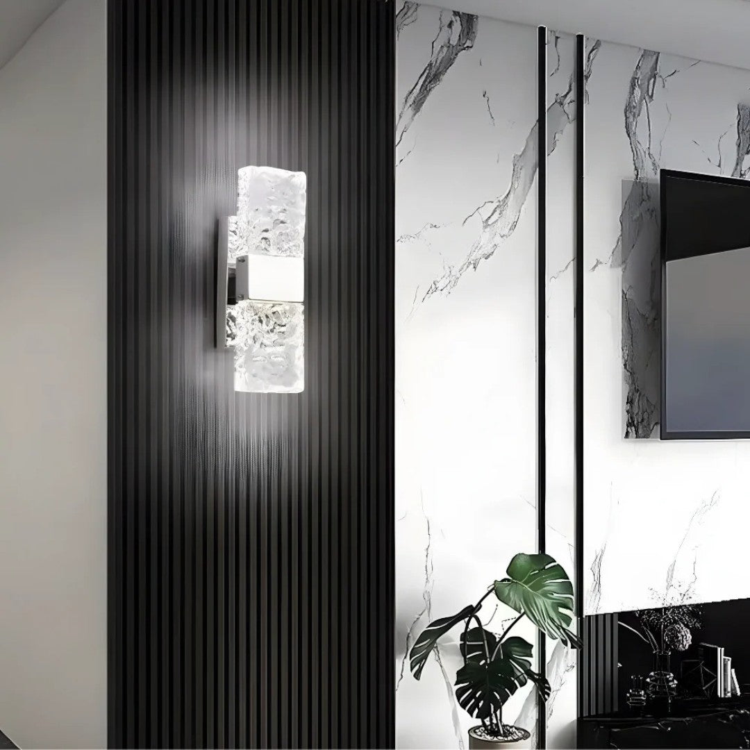 Eigentijdse Kristalglazen Wandlamp