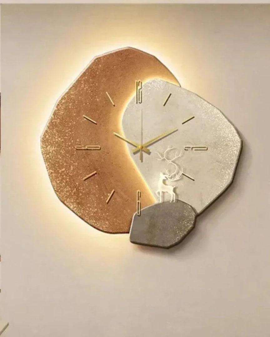 Contemporaine LED wandklok