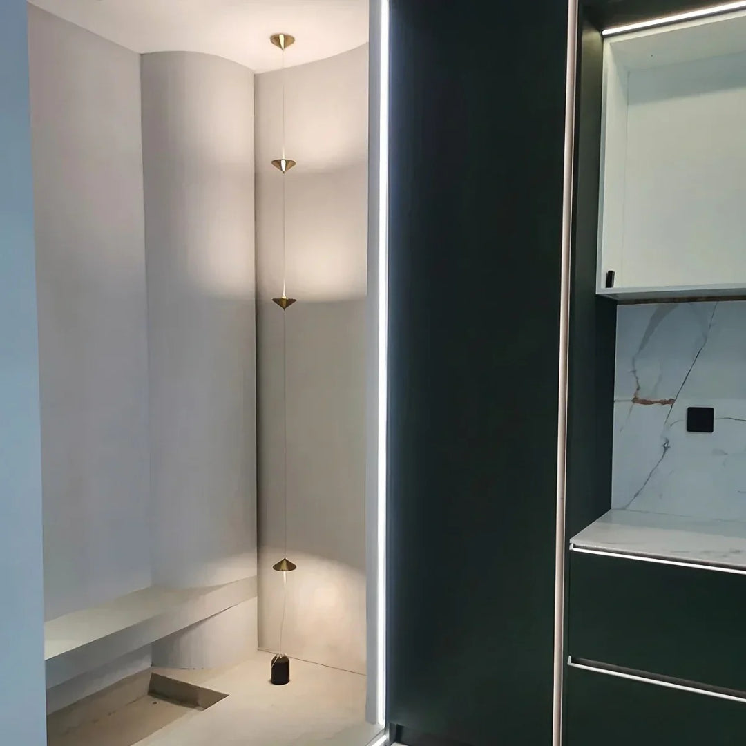 Verticale LED vloerlamp