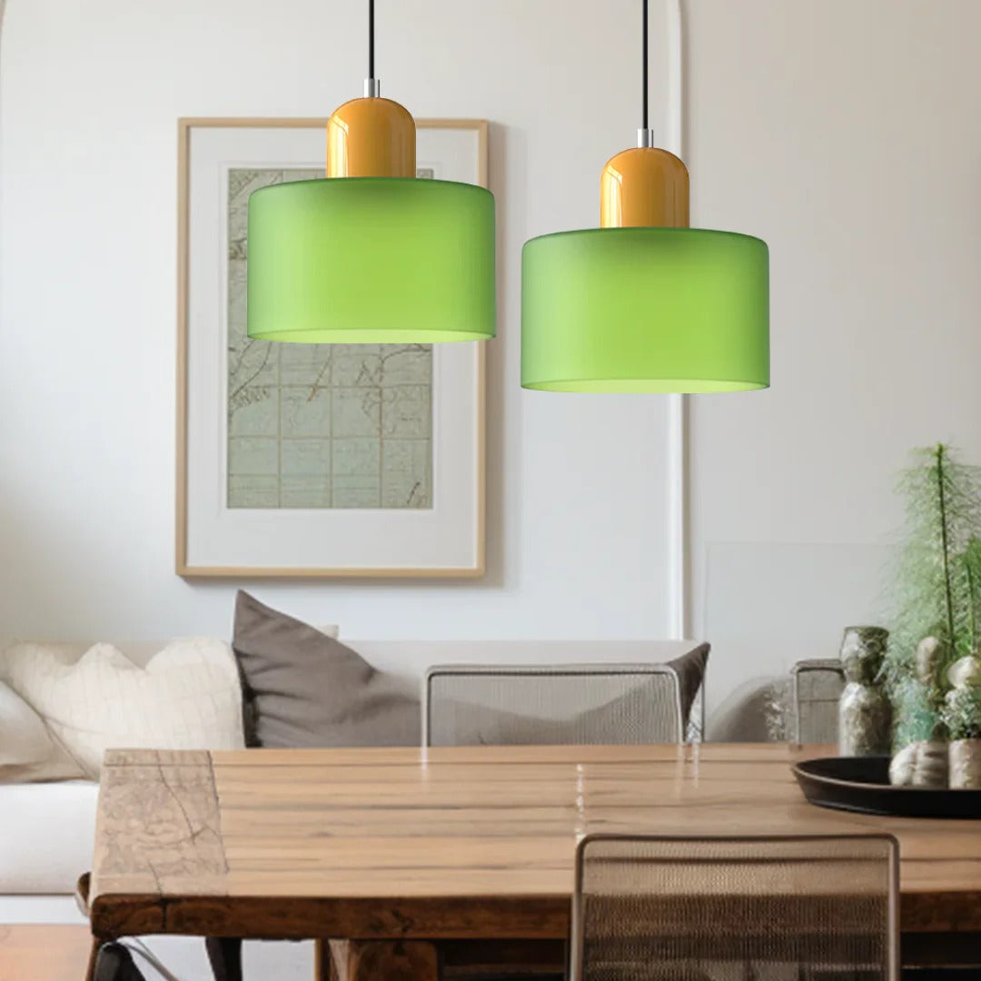 Nordische metalen retro hanglamp