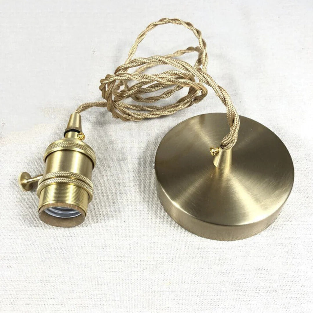 Geribbelde glazen hanglamp