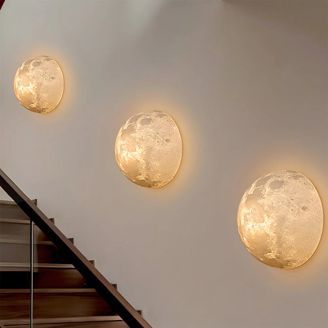 Maantextuur Wandlamp