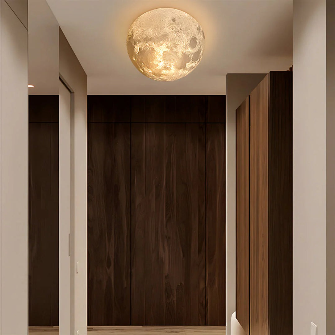 Maantextuur Wandlamp