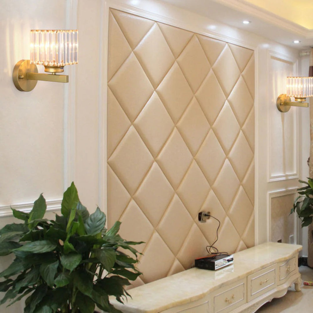 Industriële Glazen Wandlamp