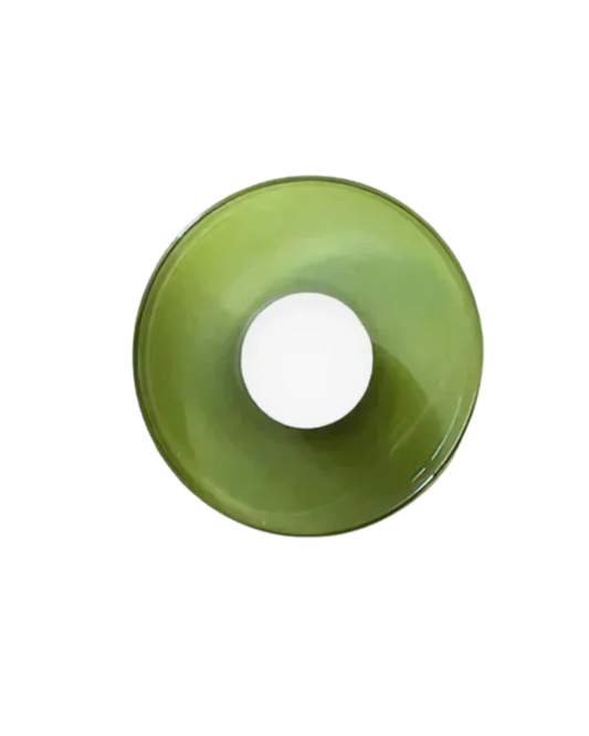 Minimalistische glazen wandlamp