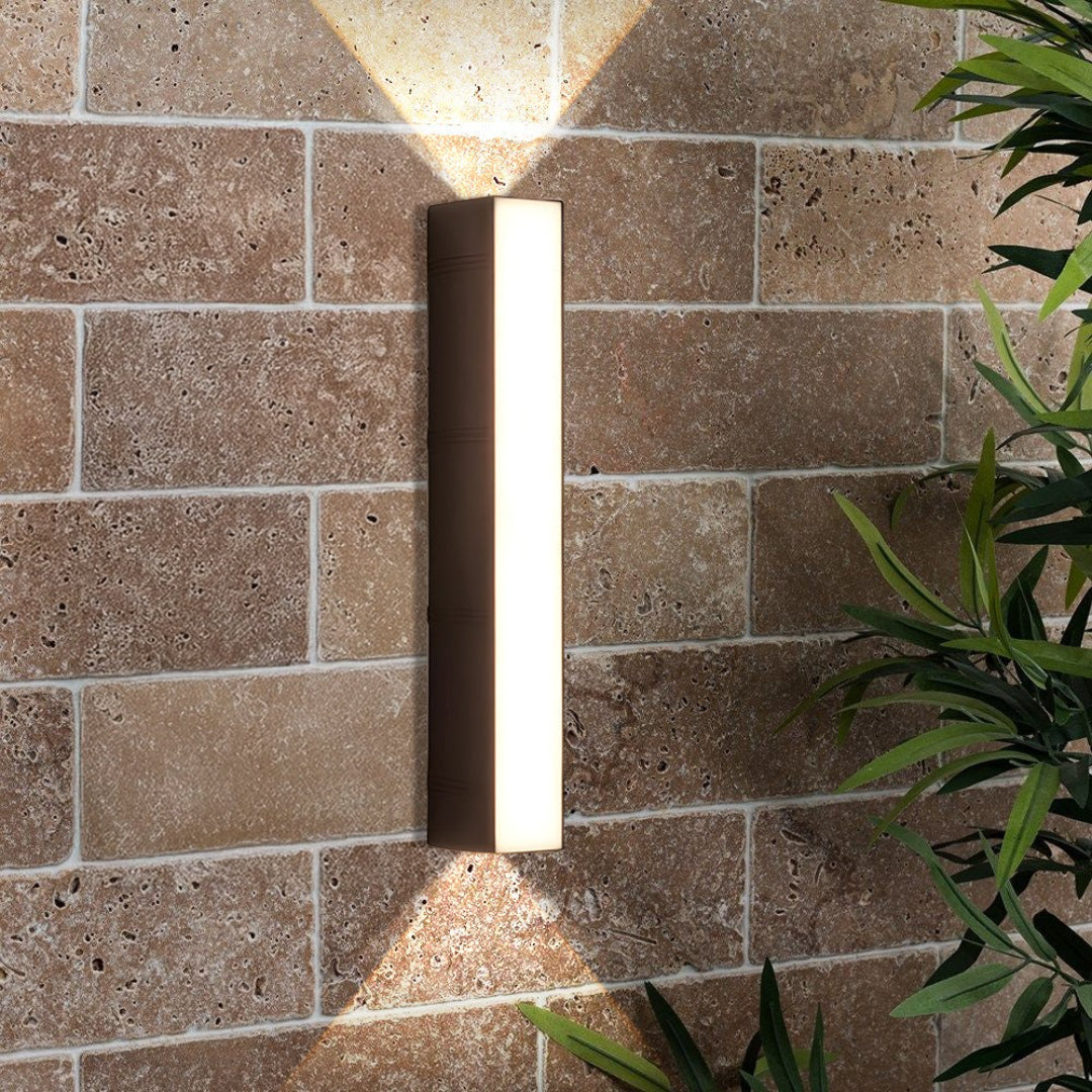 Minimalistische Buisvormige Buitenwandlamp