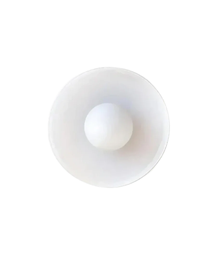 Minimalistische glazen wandlamp