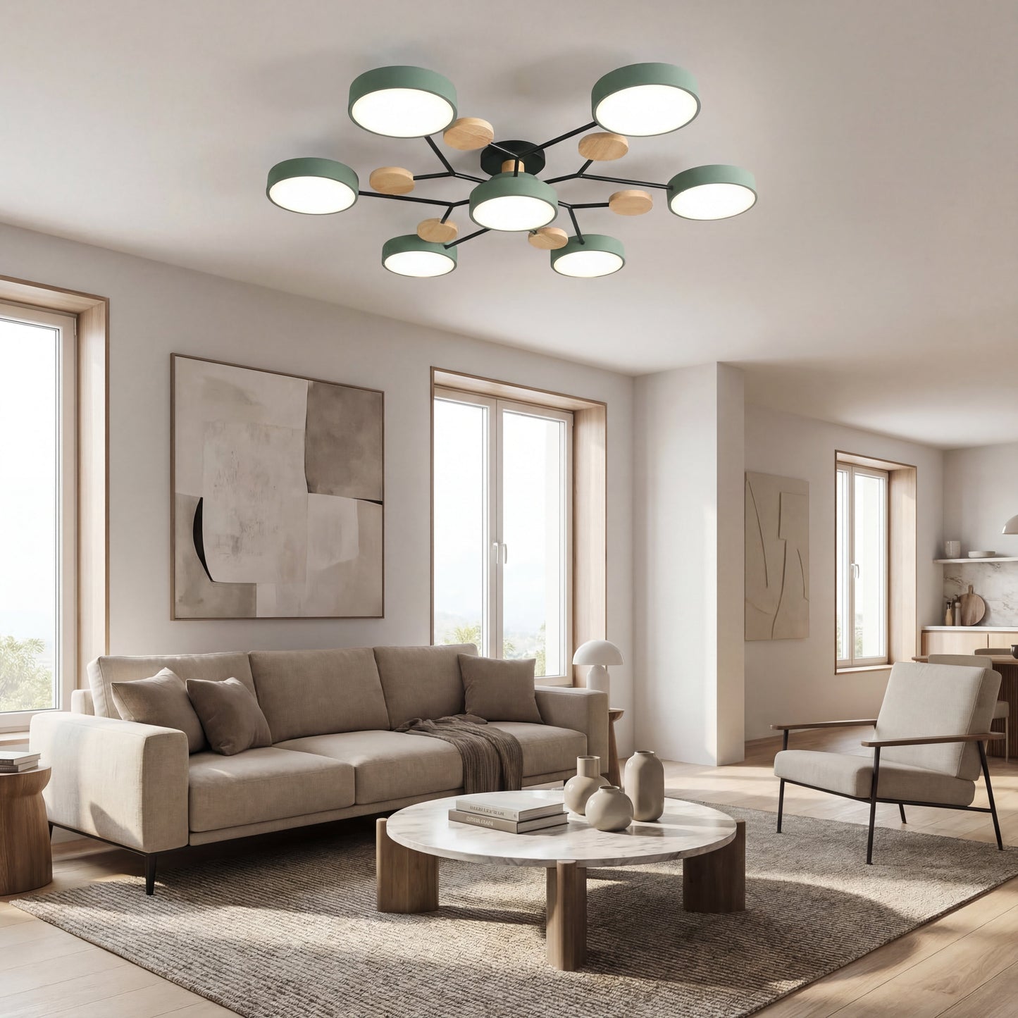 Moderne IJzeren LED Plafondlamp