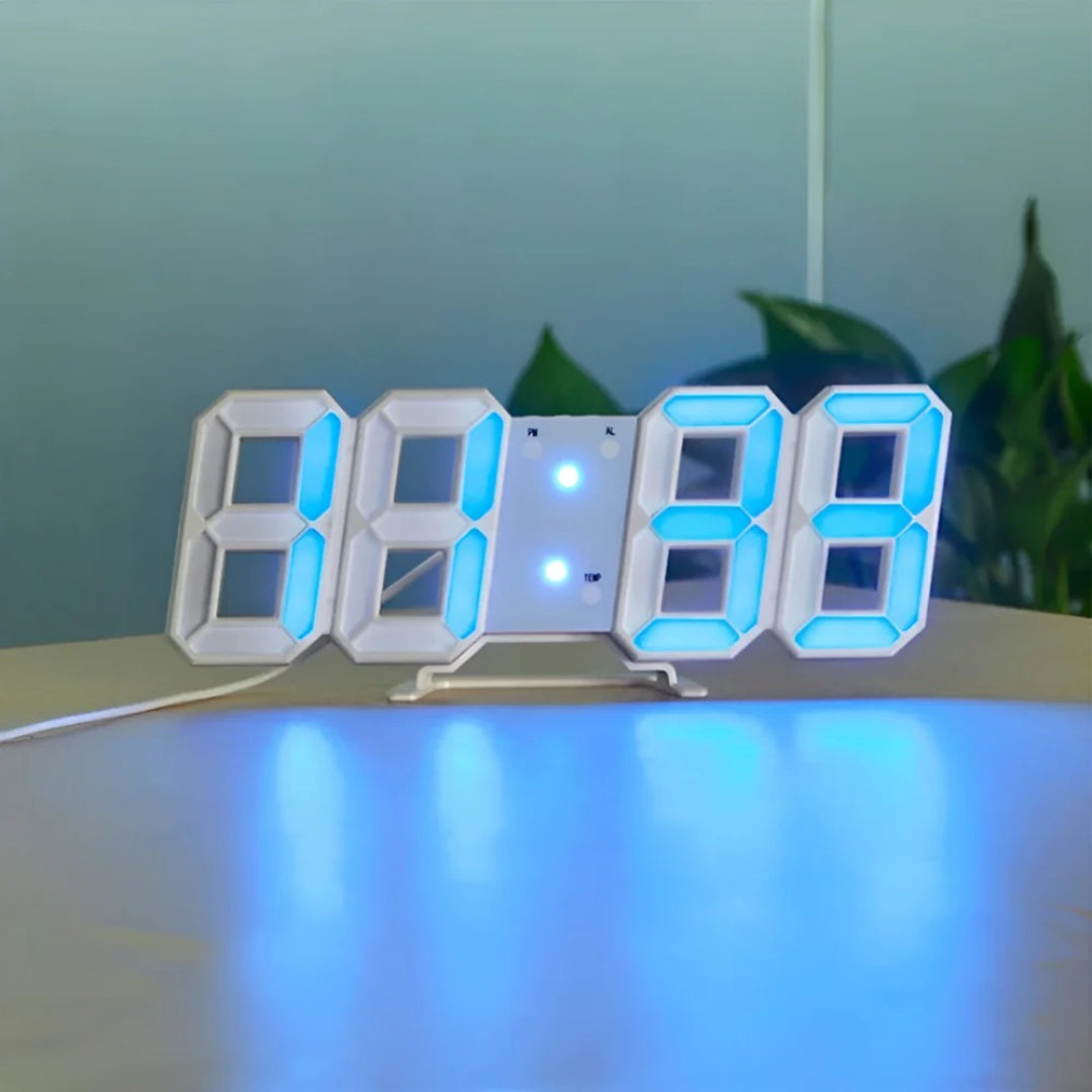 Moderne LED digitale wandklok