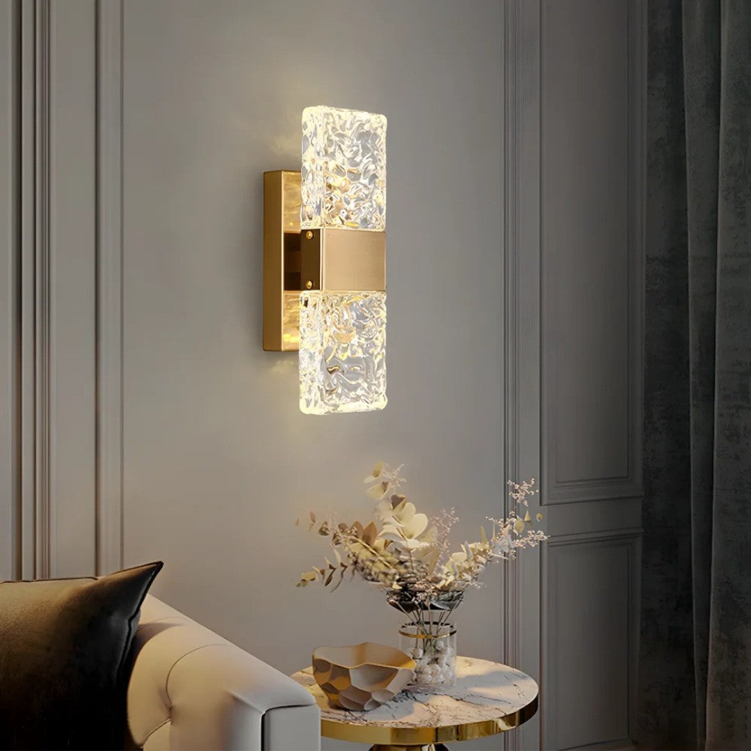 Eigentijdse Kristalglazen Wandlamp
