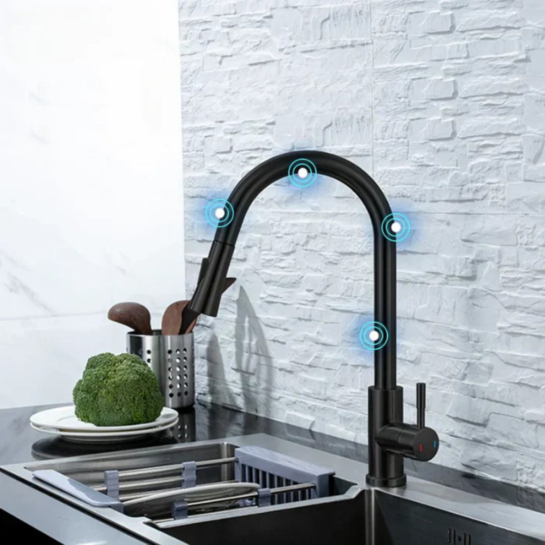 Touchless sensor keukenkraan