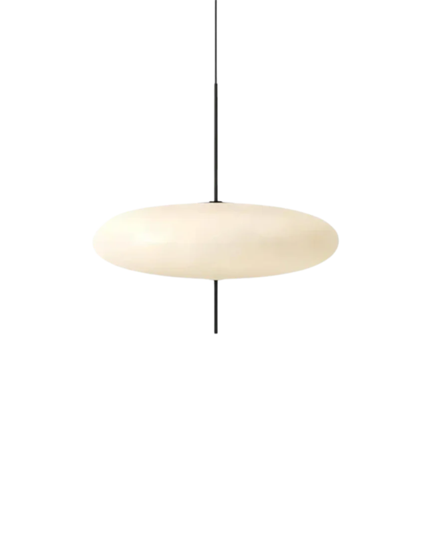Minimalistische glazen hanglamp
