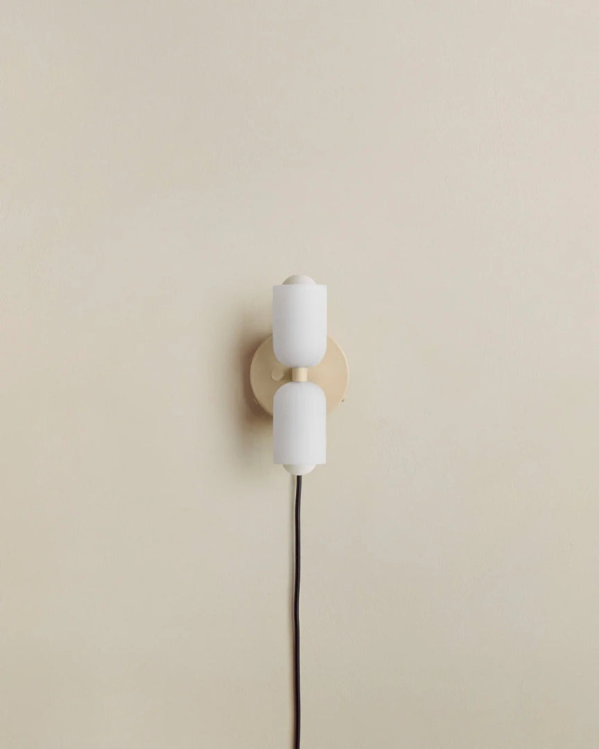 Moderne dubbele wandlamp