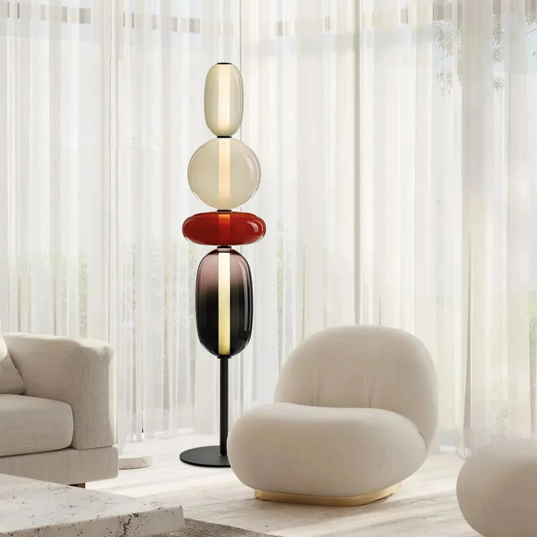 Moderne Glazen Vloerlamp