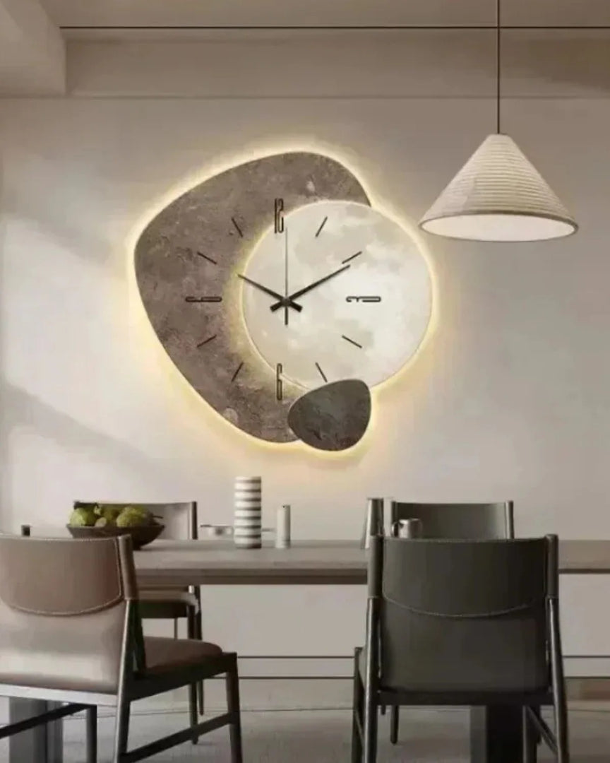 Contemporaine LED wandklok