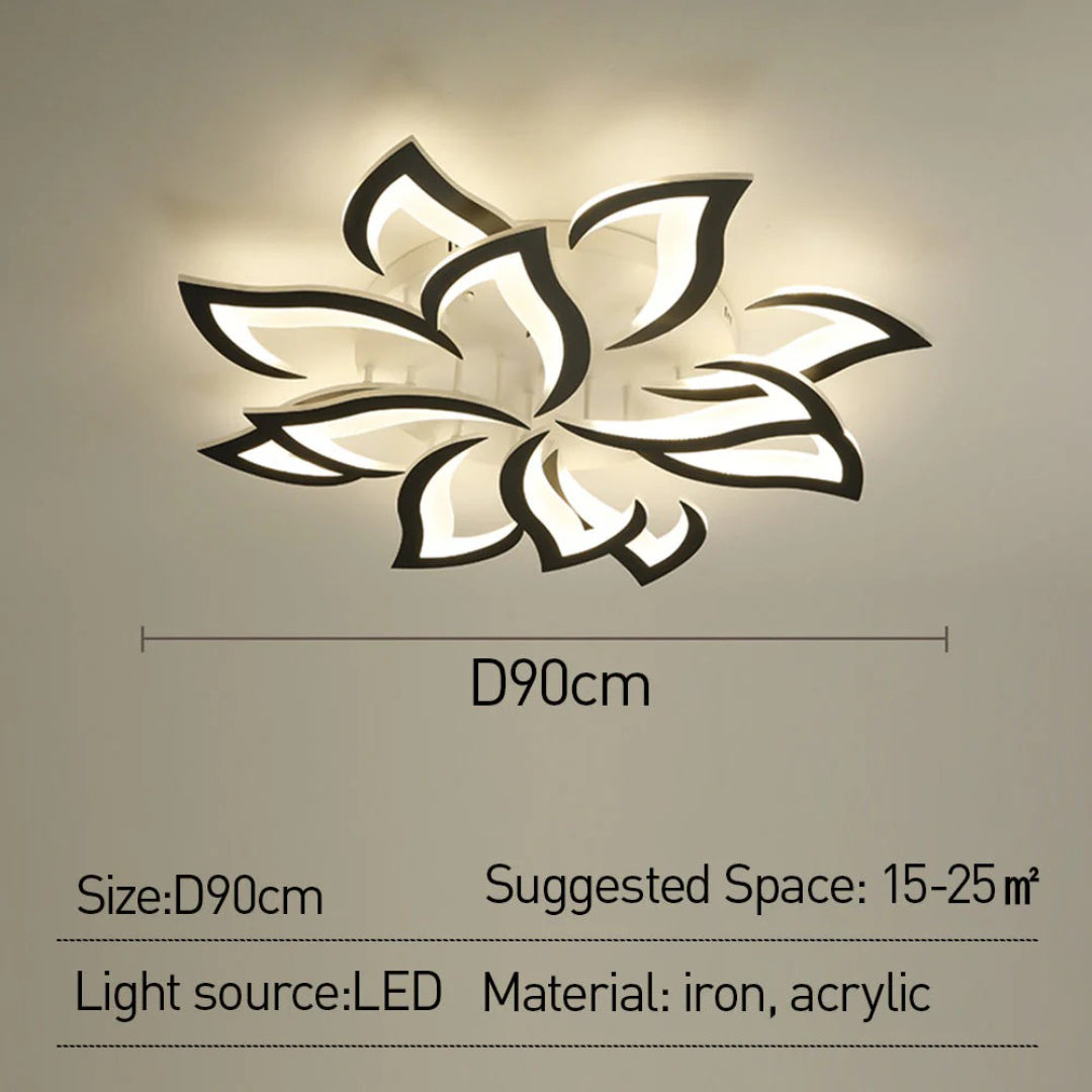 LED bloemen plafondlamp