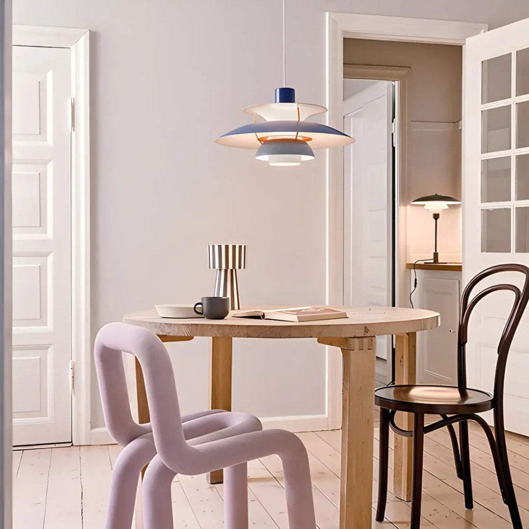 Hedendaagse Gelaagde Metalen Hanglamp