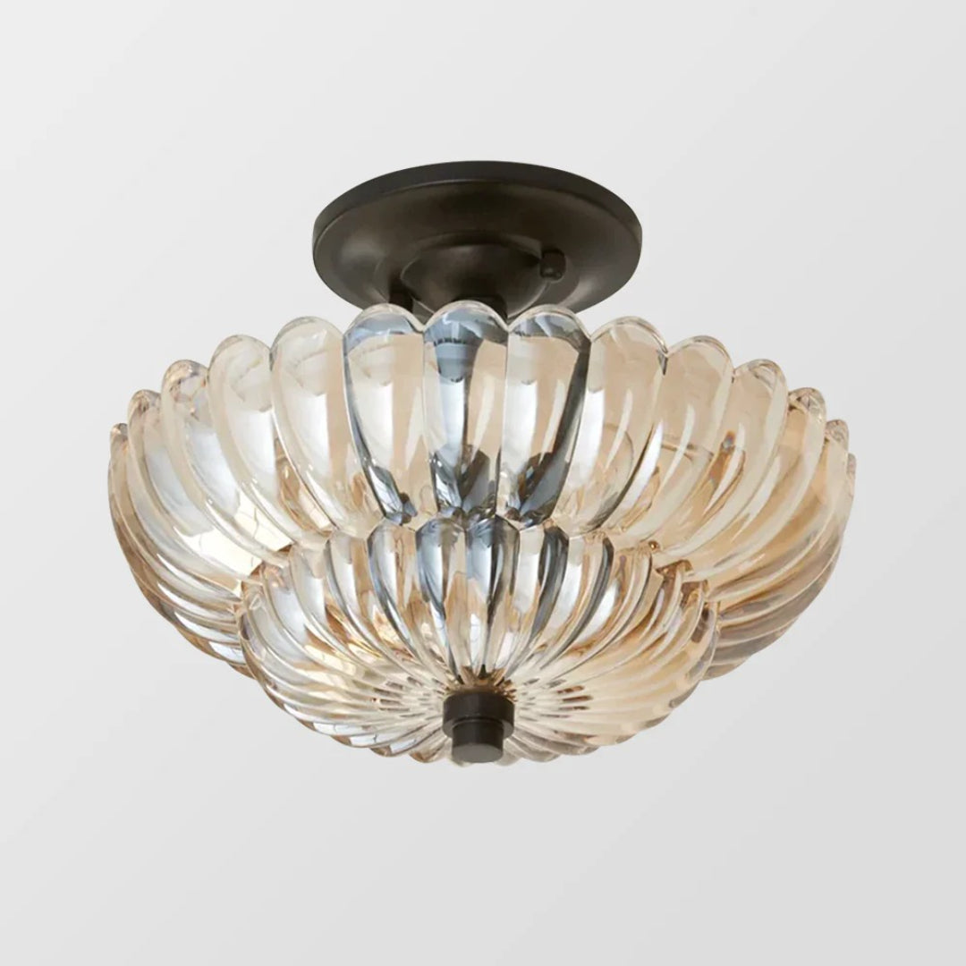 Vintage Glazen Plafondlamp