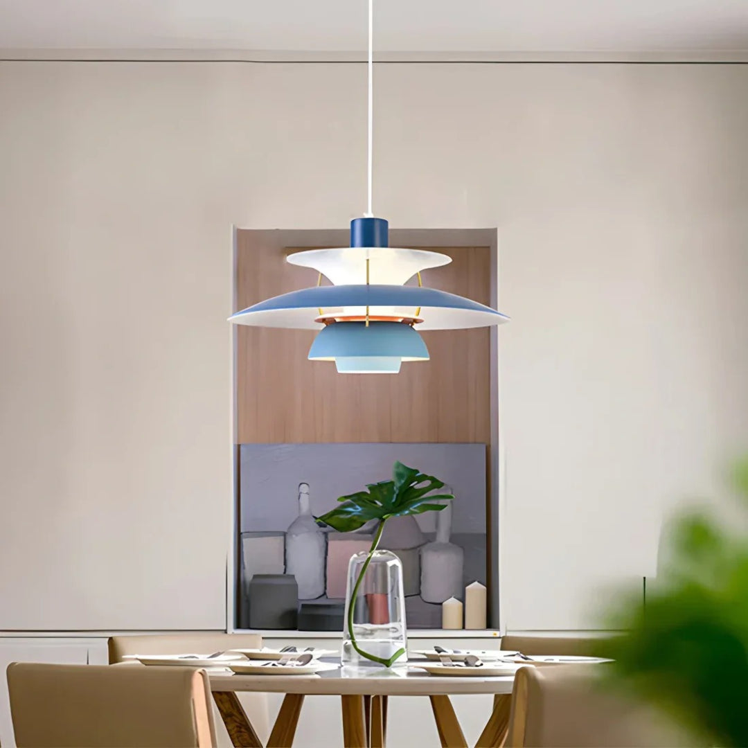 Hedendaagse Gelaagde Metalen Hanglamp