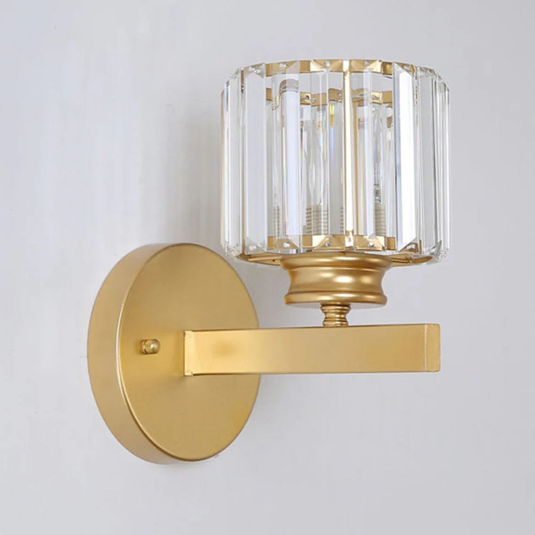 Industriële Glazen Wandlamp
