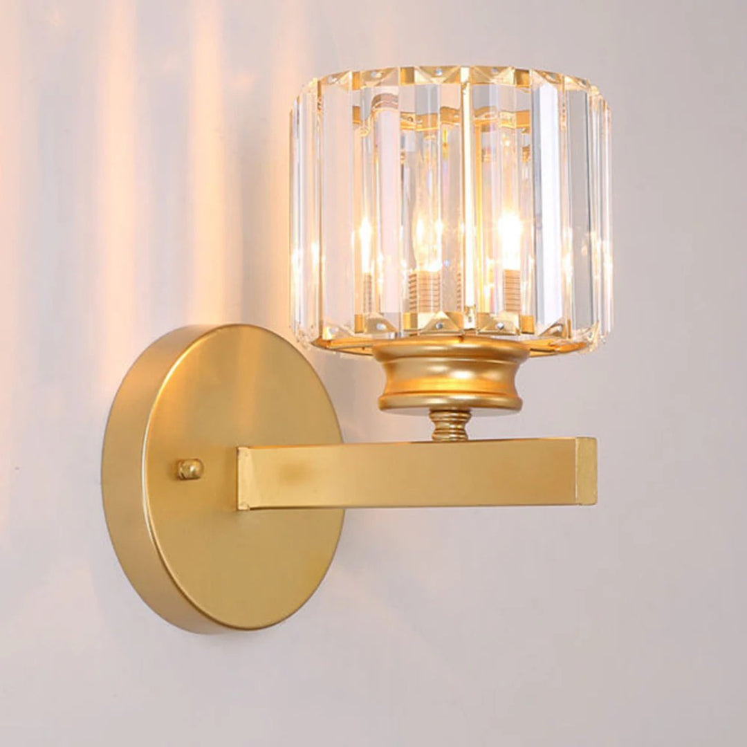 Industriële Glazen Wandlamp