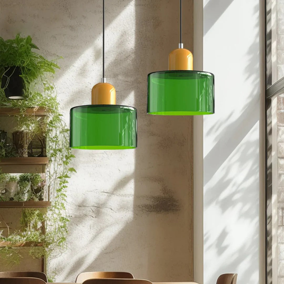 Nordische metalen retro hanglamp