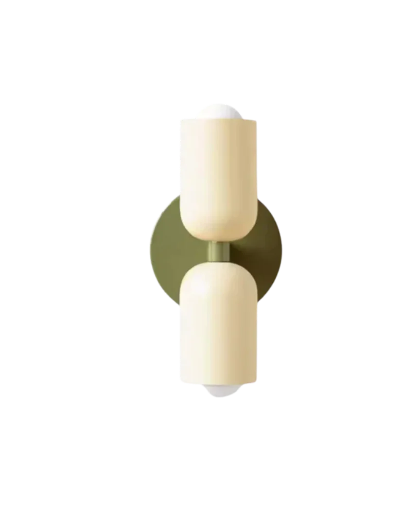Moderne dubbele wandlamp