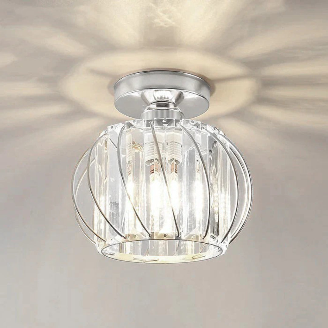 Vintage Kristallen Plafondlamp