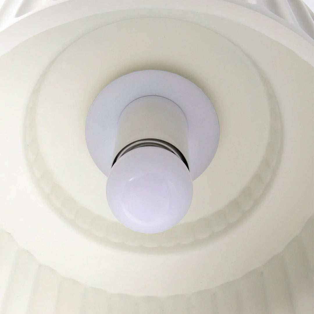 Minimalistische Geribbelde Keramische Plafondlamp