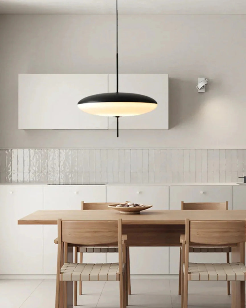 Minimalistische glazen hanglamp