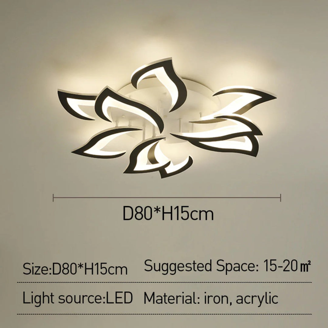 LED bloemen plafondlamp