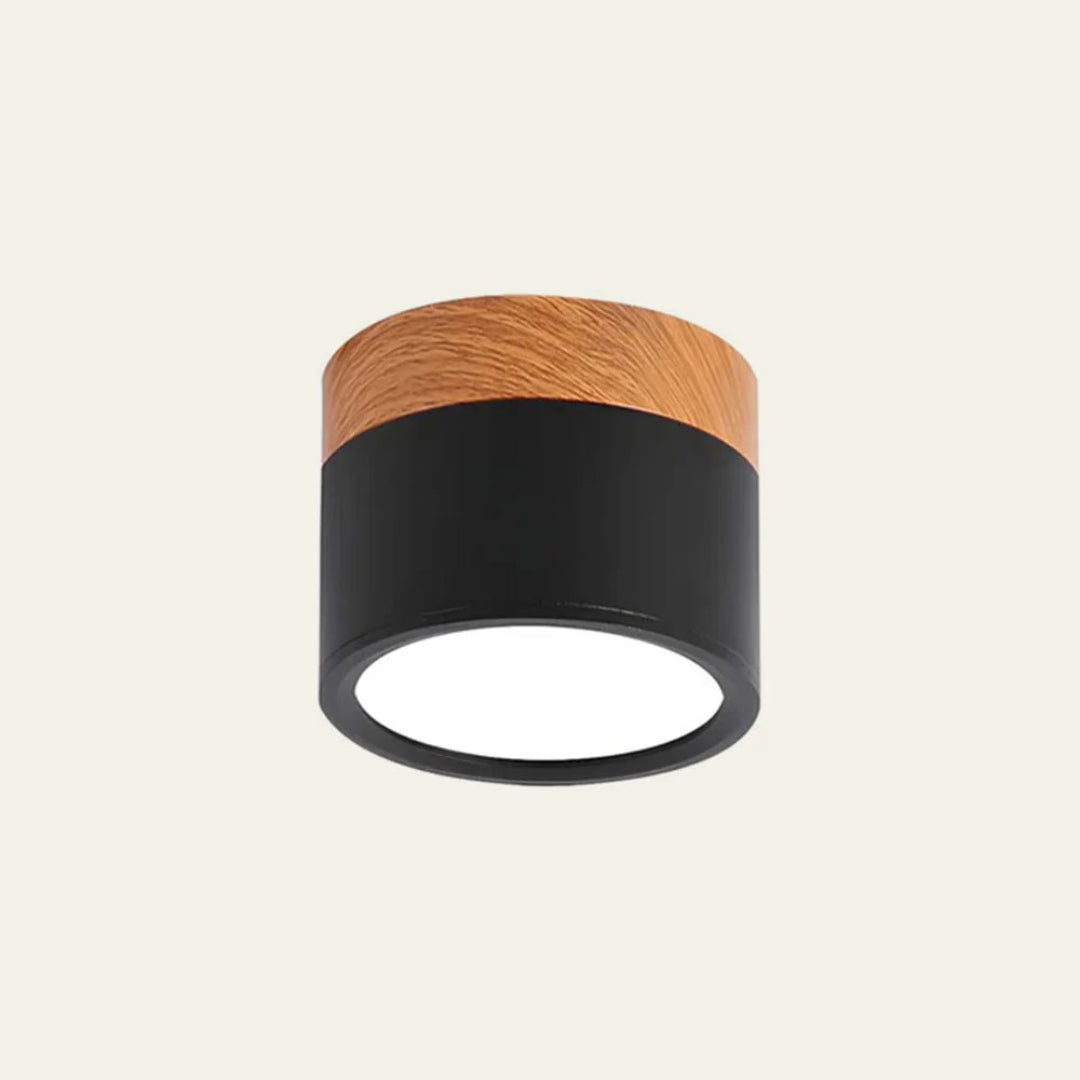 Nordische houten plafondlamp