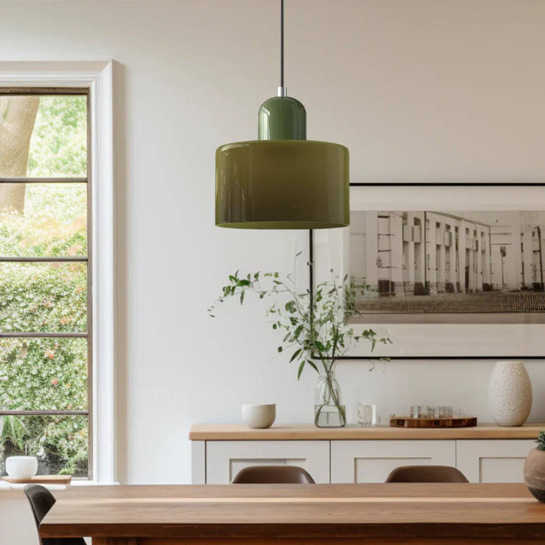 Nordische metalen retro hanglamp