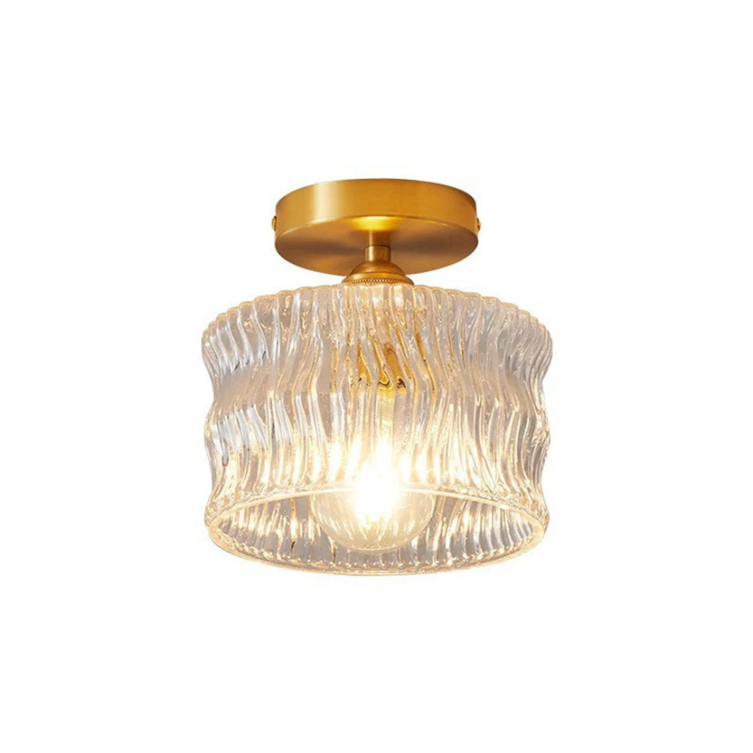 Vintage Golvende Glazen Plafondlamp